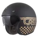 Cassida Oxygen Rondo 2.0 Motorradhelm schwarz-matt/gold