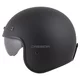 Cassida Oxygen Solid 2.0 Motorradhelm schwarz-matt/dunkelgrau