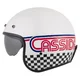 Cassida Oxygen Rondo 2.0 Motorradhelm weiß Perle/rot/blau/schwarz
