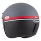 Motorradhelm Cassida Oxygen Jawa OHC 2.0 grau matt/rot/schwarz/weiß