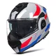 W-TEC Zoroz P/J klappbarer Motorradhelm - Glossy Tricolor