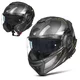 W-TEC Zoroz P/J klappbarer Motorradhelm - Glossy Tricolor - Matt Black-Fluo Yellow