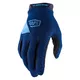 Radsport- und Motocross-Handschuhe 100% Ridecamp blau - blau - blau