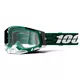 Motorradbrille 100% Racecraft 2 Milori, klares Plexiglas