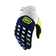 Motocross Handschuhe 100% Airmatic blau/weiss - blau/weiß