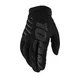 Motocross- und Radhandschuhe für Frauen 100% Brisker Women's schwarz - schwarz - schwarz