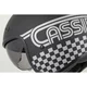 Motorradhelm Cassida Oxygen Rondo 2.0 schwarz matt/silbern