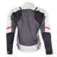 Damen Motorradjacke W-TEC Lucina - grau-cremeweiß