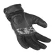 Damen Leder-Motorradhandschuhe W-TEC NF-4206 - schwarz-weiß