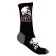 BLACK HEART Cap Skull Socken - grau-schwarz