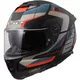 Moto Helm LS2 FF808 Stream II Road Matt Schwarz Blau