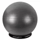 Gymnastikball inSPORTline Stretch Ball 75 cm mit BallBase - mocha mousse - schwarz
