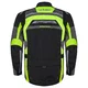 W-TEC Burdys Evo Herren-Motorradjacke - schwarz-grau-grün