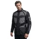 W-TEC Burdys Evo Herren-Motorradjacke - schwarz-grau-grün