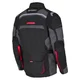 W-TEC Burdys Evo Herren-Motorradjacke - schwarz-grau-rot