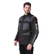 W-TEC Burdys Evo Herren-Motorradjacke - schwarz-grau-rot