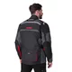 W-TEC Burdys Evo Herren-Motorradjacke - schwarz-grau-rot