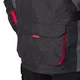 W-TEC Burdys Evo Herren-Motorradjacke - schwarz-grau-rot