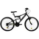 Junior vollgefedertes Fahrrad DHS 2441 24 "- Modell 2022 - Grau - Grau