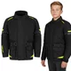 W-TEC Pinapoco Kinder Wachsende Moto Jacke - schwarz-fluo - schwarz-fluo