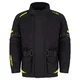 W-TEC Pinapoco Kinder Wachsende Moto Jacke - schwarz-fluo