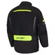W-TEC Pinapoco Kinder Wachsende Moto Jacke - schwarz-fluo