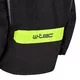 W-TEC Pinapoco Kinder Wachsende Moto Jacke - schwarz-fluo