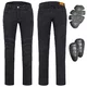 Herren-Moto-Jeans W-TEC Arikaro - schwarz - schwarz