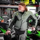 W-TEC Karmal Touring Motorradjacke - černo-olivově zelená