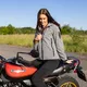 W-TEC Algenia Damen-Softshell-Motorradjacke