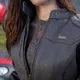 W-TEC Kaika Damen Motorrad Lederjacke - braun