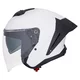 W-TEC Voltik Motorrad-Helm - weiß glänzend