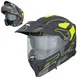 W-TEC Neovu Graphic 3in1 klappbarer Motorradhelm - černo-červená - schwarz-fluo