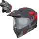 W-TEC Neovu Graphic 3in1 klappbarer Motorradhelm - černo-červená - černo-červená