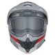 W-TEC Neovu Graphic 3in1 klappbarer Motorradhelm - černo-červená