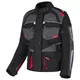 W-TEC Radana Damen-Motorradjacke - schwarz-grau-rot