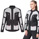 W-TEC Xenia Motorradjacke für Damen - schwarz-grau - schwarz-grau