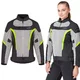 W-TEC Mirelia Damen Sommer Moto Jacke - černo-šedo-fluo - černo-šedo-fluo