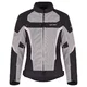 W-TEC Mirelia Damen Sommer Moto Jacke - Schwarz-Grau-Rosa