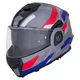 W-TEC Zoroz P/J klappbarer Motorradhelm - Matt Black-Fluo Pink