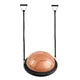 inSPORTline Dome Edge Balancematte mit Gummiexpandern 100 cm / 4,6 kg - černá-mocha mousse