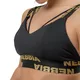 Nebbia INTENSE Iconic 844 Damen Sport-BH mit Verstärkung - Schwarz/Gold