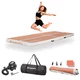 Airtrack inSPORTline Airstunt 300x100x10 cm Mocha Mousse mit elektrischer Pumpe