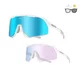 Phototrope Sonnenbrille Altalist Kisou PXC - modrá s modrými skly - bílá s růžovo-modrými skly