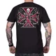 T-shirt BLACK HEART Herz Kreuz - schwarz