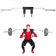 Olympischer Squat-Schaft inSPORTline Squabar 239,3cm/50mm - 25,5kg - bis zu 317kg - mit Klemmen