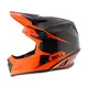 Motocross-Helm BELL Moto-9 - orange-schwarz