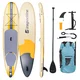 Paddleboard mit Zubehör inSPORTline WaveTrip 11'6" G3 - gelb