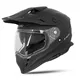 W-TEC Valso Motorrad-Helm - schwarz - schwarz