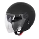 W-TEC Vernante Motorroller Helm - Black Matt-Corsa Red - Black Matt
